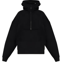 SAINT LAURENT Zip Detailed Long Sleeved Hoodie