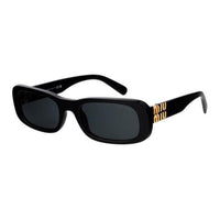 MIU MIU Logo-plaque Square-frame Sunglasses
