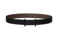 HERMES Leather Belts Men Black