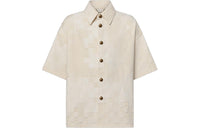 LOUIS VUITTON Damier Short-Sleeved Denim Shirt