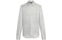 LOUIS VUITTON Travertine Silk Classic Shirt