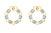 DIOR Earrings Women's Gold