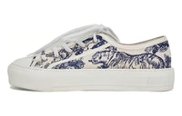 DIOR Walk'n'Dior Platform Shoes Low Top Stylish Skateboarding Shoes Women's Blue
