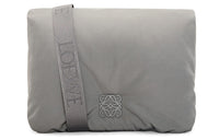 LOEWE Goya Fabric Messenger Bag, Crossbody Bag, Shoulder Bag Men's Asphalt Gray