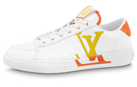 LOUIS VUITTON Charlie Sneakers 'White Orange'