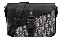 DIOR Cow Leather Saddle Bag, Messenger Bag, Crossbody Bag, Shoulder Bag Men's