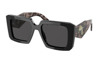 PRADA Plate Frame Square Sunglasses Women's