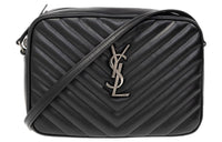 SAINT LAURENT LOU Calfskin Camera Bags Crossbody Bag Shoulder Bag Regular Women's Black