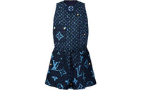 LOUIS VUITTON New Quarterly Products Of LV Sleeveless Dresses Women's Blue