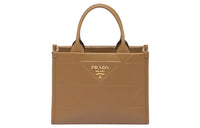PRADA Symbole Leather Shoulder Bag, Crossbody Bag, Handbag Mini Women's Caramel