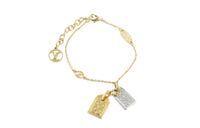 LOUIS VUITTON Precious Nanogram Tag Bracelets Unisex