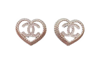 CHANEL Stud Earrings Unisex