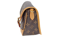 LOUIS VUITTON Diane Coated Canvas With Leather Trim Shoulder Bag Baguette Bag Handbag Shoulder Bag Women's Brown