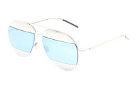 DIOR Sunglasses Women's Silver Blue