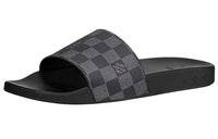 LOUIS VUITTON Waterfront Stylish Sandals Men's Black