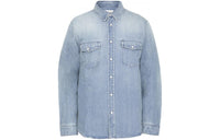 SAINT LAURENT Press stud Denim Shirt