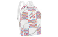 LOUIS VUITTON Racer Backpack White Damier Spray