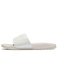 (WMNS) Nike Benassi JDI Print Fashion Pink White Slippers 'White Pink' 618919-021