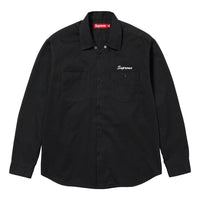 Supreme x American Psycho Work Shirts 'Black Red' SUP-FW23-092