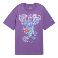 PUMA x Melo Charlotte Basketball T-shirt 'Purple' 627744-01