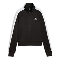 (WMNS) PUMA Iconic T7 Track Jacket 'Black White' 627994-01