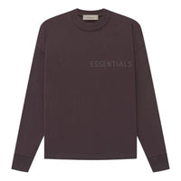 Fear of God Essentials Long-Sleeve Tee 'Plum' FOG-SS23-077