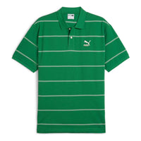PUMA TEAM Polo Shirt 'Green White' 627122-86