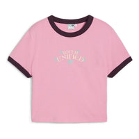 (WMNS) PUMA DOWNTOWN Graphic Baby T-shirt 'Mauved Out' 626654-48