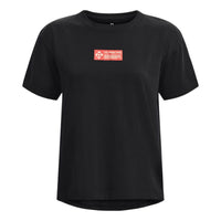 (WMNS) Under Armour Project Rock Graphic T-shirt 'Black' 1376917-001