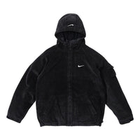 Supreme x Nike Arc Corduroy Hooded Jacket 'Black White' SUP-SS22-823