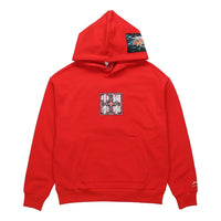 Li-Ning Chinese Culture Graphic Paris Fashion Week Hoodie 'Red' AWDQ241-2