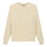 Fear of God Essentials FW22 Cable Knit 'Egg shell' FOG-FW22-749