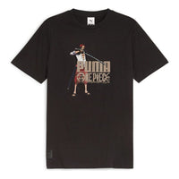 PUMA x ONE PIECE Graphic T-shirt 'Black' 624665-01