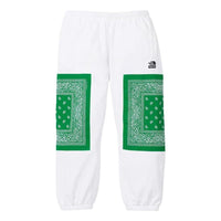 Supreme x The North Face Bandana Sweatpants 'White Green' SUP-SS22-865