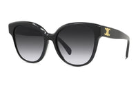 CELINE Plate Frame Cat Eye Sunglasses Women's
