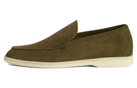 Loro Piana Summer Walk Casual Shoes Men's Olive Dark Green