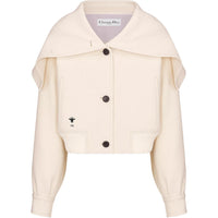 DIOR FW24 Jackets Coats Women's Ecru