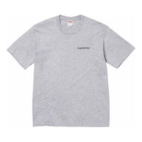 Supreme NYC Logo T-Shirt 'Grey Black' SUP-FW23-256