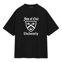 Fear of God Essentials SS25 Heavy T-Shirt 'College Shield Black' 125HO242000F
