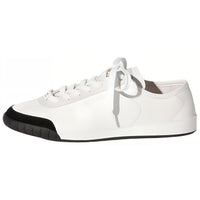 CHANEL Low-Top German Army Trainers Casual Shoes Women's White