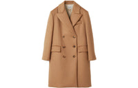 MIU MIU Coats Women's Camel Brown