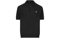 PRADA Triangle Logo Short Sleeved Polo Shirt