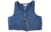 CHANEL Vests Women's Blue