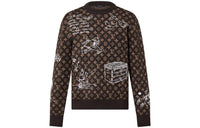 LOUIS VUITTON 2000s Monogram Wool Jumper