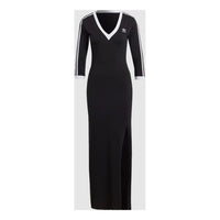 (WMNS) adidas Adicolor Classics 3-Stripes Maxi Dress 'Black White' IK0439