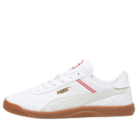PUMA Club 5v5 RETRO 'White Brown Red' 392496-01