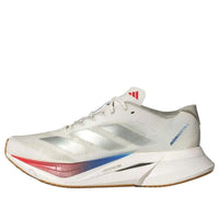 (WMNS) adidas Adizero Boston 12 'Core White Matte Silver Pure Ruby' JI4480