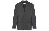 SAINT LAURENT Striped Double breasted Blazer