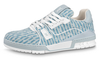 LOUIS VUITTON Lv Trainer Sneakers 'Blue Stripes With Monogram'