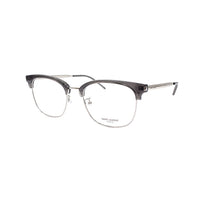 SAINT LAURENT Plate And Metal Browline Eyeglass Frames Unisex